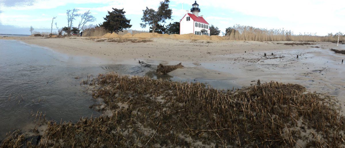 East Point Lighthouse suffers dune loss